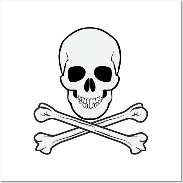 Skull and Bones Wall Art by STARSsoft